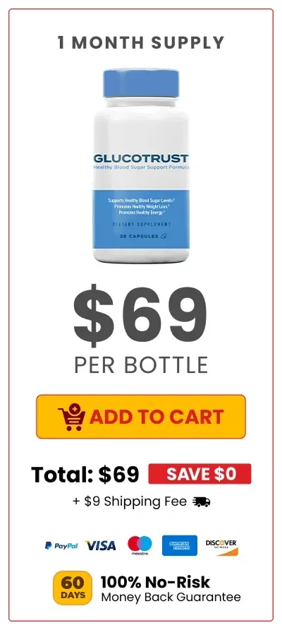 GlucoTrust one bottle price