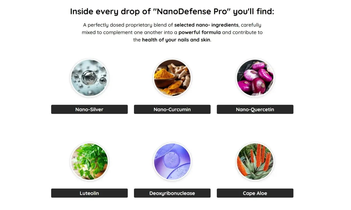 nanodefense pro ingredients