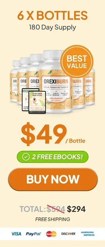 OrexiBurn six bottle price
