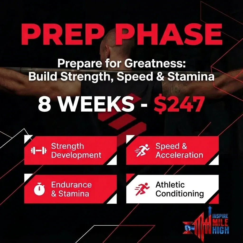 Elite Athlete Blueprint - Prep Phase Training | Strength, Speed, Endurance & Athletic Conditioning Program