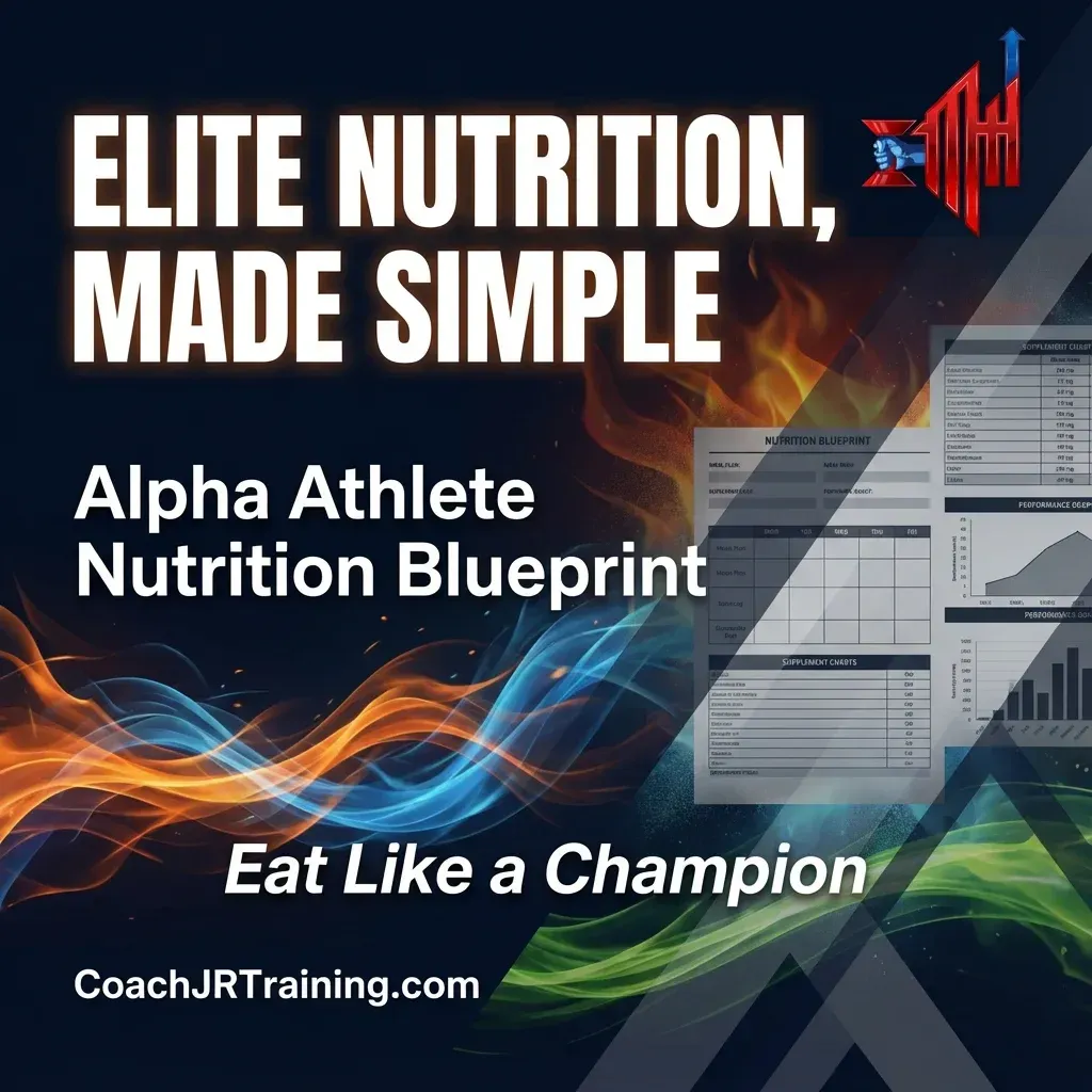 The Alpha Athlete Nutrition Blueprint | Meal Plans, Game-Day Fuel, and Recovery Shakes for Peak Performance