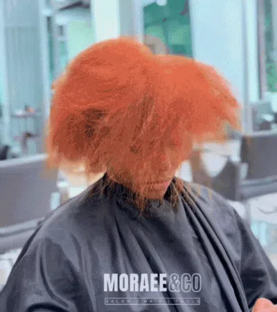 Hair extension consultation at Salon Moraee in Atlanta with a professional stylist focused on healthy, natural-looking hair.