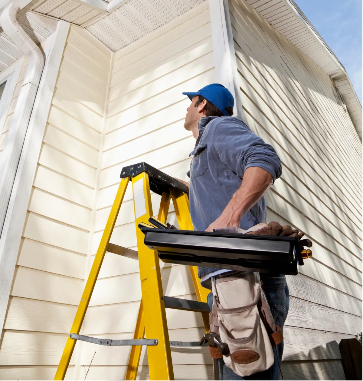 Man with Exterior Repair