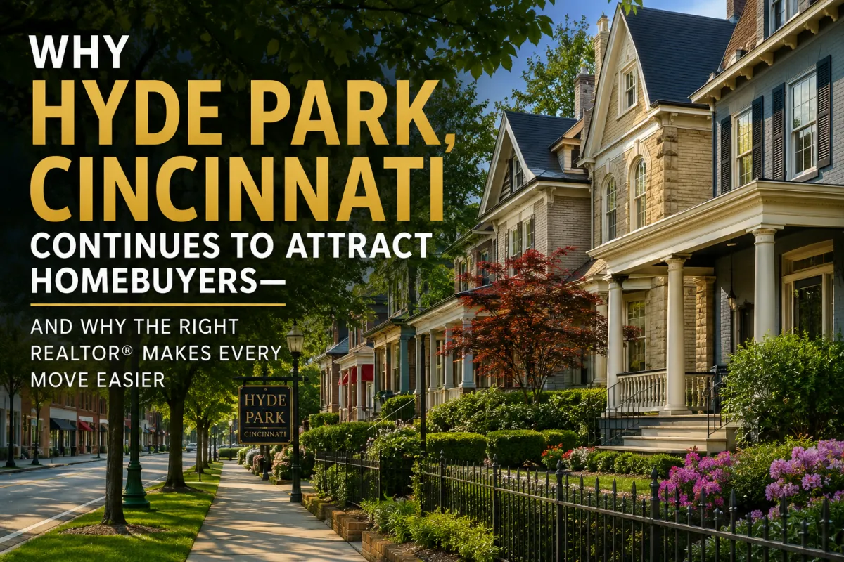 Trusted Realtor® in Hyde Park, Cincinnati, OH helping buyers and sellers achieve success with expert local market knowledge and personalized service.