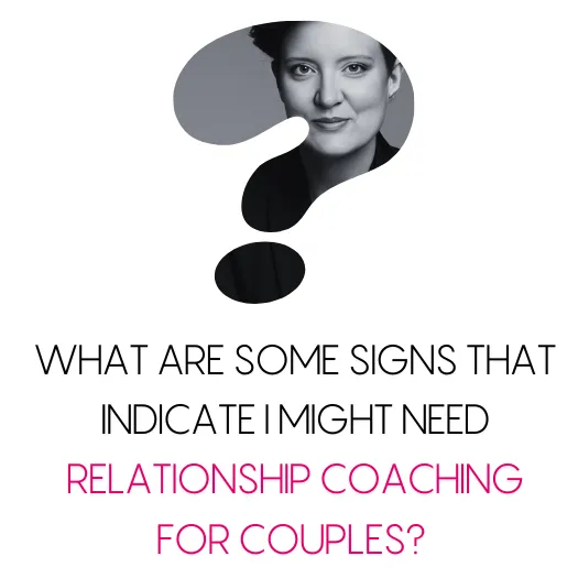 Vanessa Cardenas describing signs that couples might need relationship coaching.