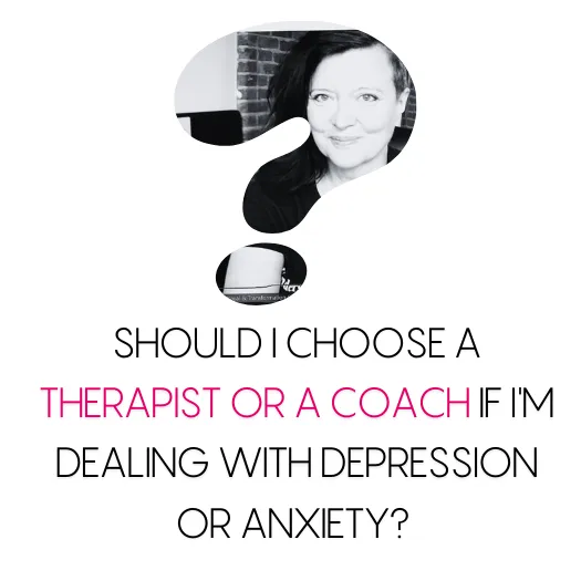 Vanessa Cardenas discussing the choice between a therapist and a life coach for mental health issues