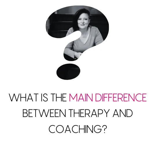 Vanessa Cardenas highlighting the differences between therapy and life coaching.