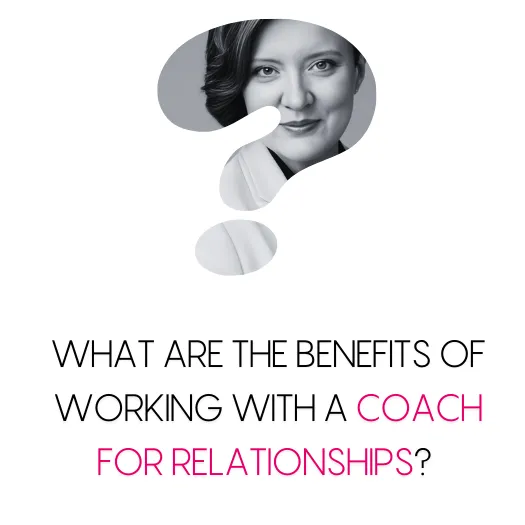 Vanessa Cardenas listing the benefits of working with a relationship coach.