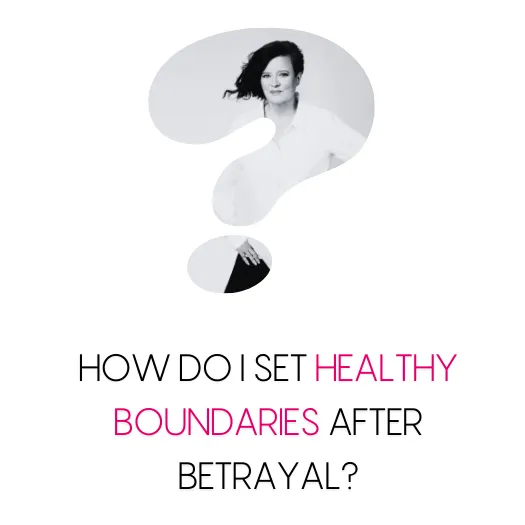 Vanessa Cardenas, Betrayal Recovery Specialist, explaining how to set healthy boundaries after betrayal, providing guidance for protecting emotional well-being.