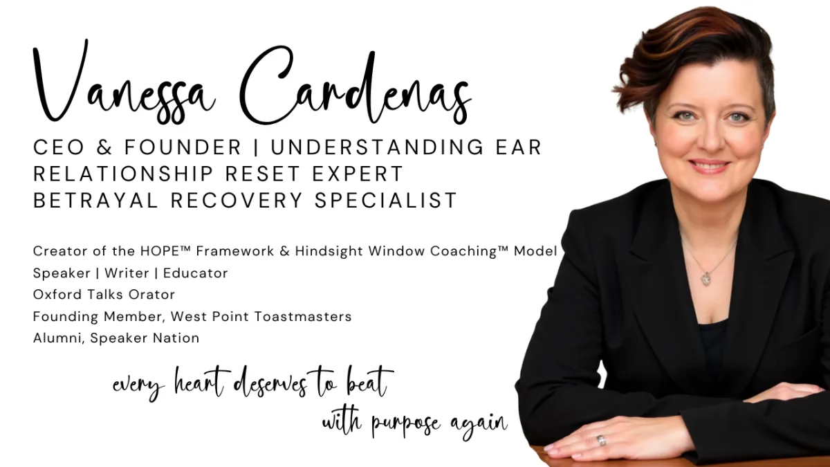 Vanessa Cardenas, Relationship Recovery Expert, holding a crystal ball with a heart inside, symbolizing the journey of healing and transformation—because every heart deserves to beat with purpose again.