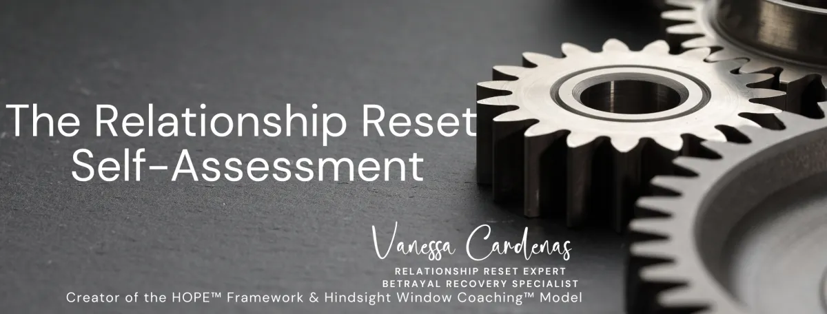 Relationship reset represented by gears symbolizing a needed reset to properly line up