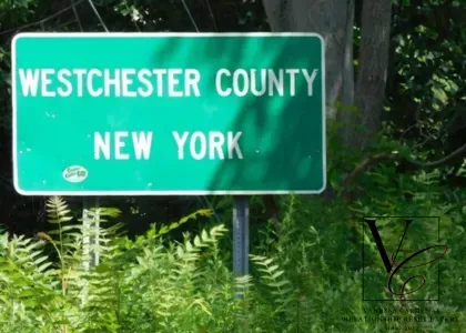 Westchester County New York sign representing local relationship coaching services by Vanessa Cardenas