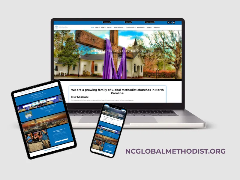 NC Conference Website Design Sample