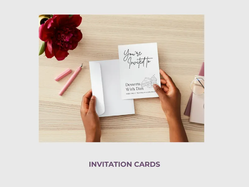 Picture of an invitation card