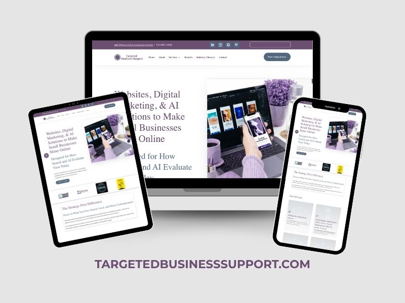 picture of tBS website