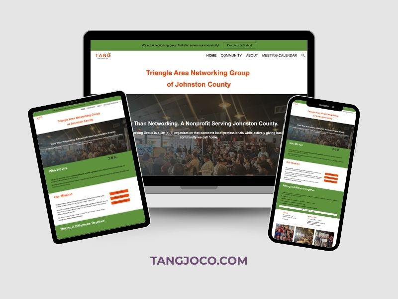 image of TANG website