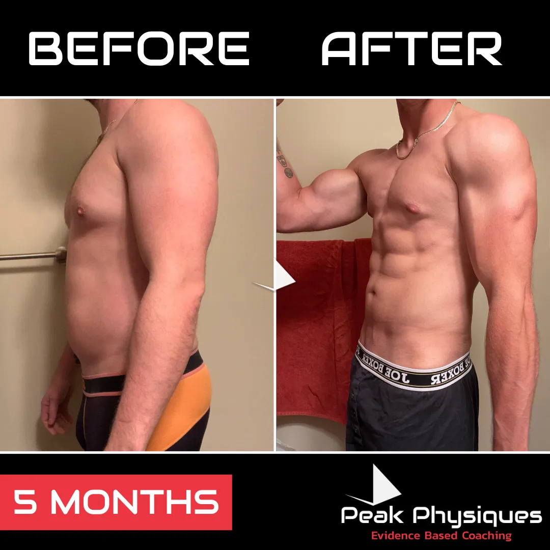 Peak Physiques - Client Transformation Side (Tyler Comeau)