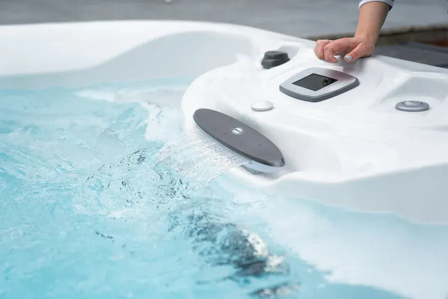 swim spa water control jacuzzi powerpro 