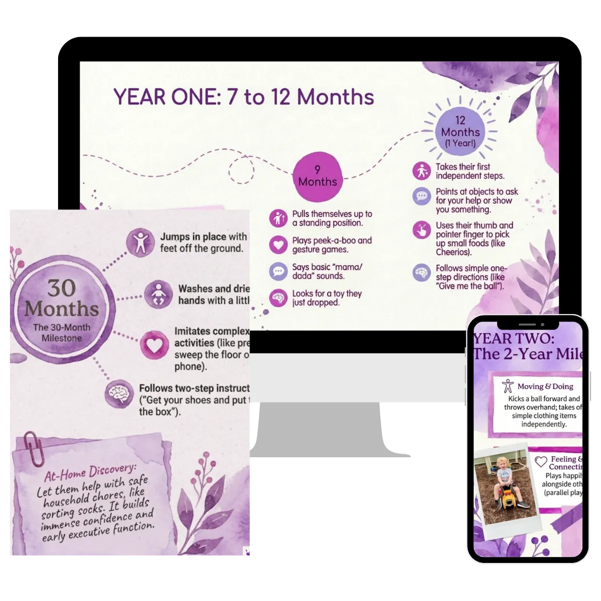Free Guide for Infant Child Care Enrollment PDF Mockup