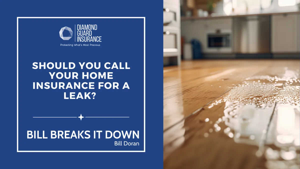 Should You Call Your Home Insurance for a Leak? Read This First
