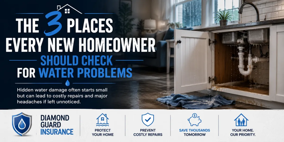 The 3 Places Every New Homeowner Should Check for Water