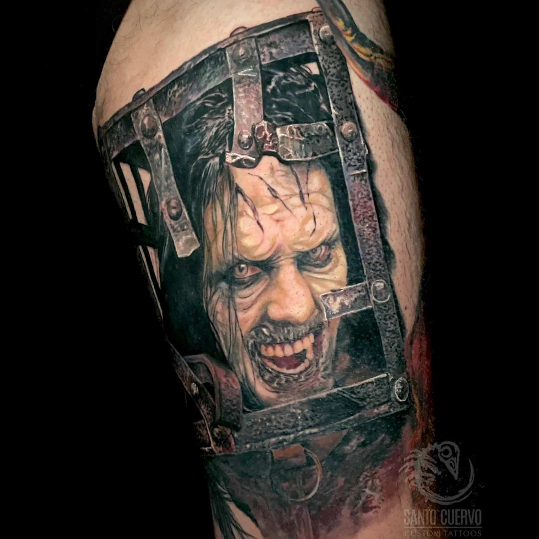 Realism tattoo by Santo Cuervo Tattoo Collective