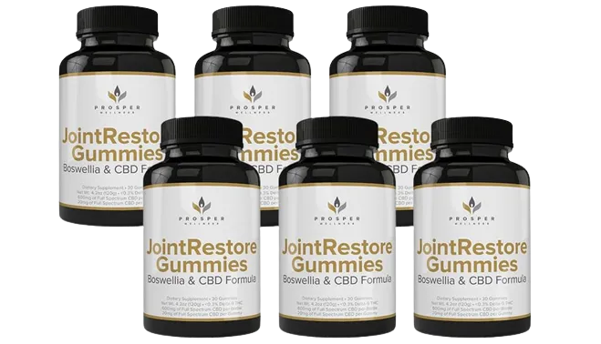 JointRestore Gummies-6-bottle