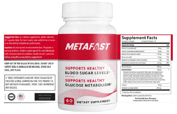 metafast supplement fact