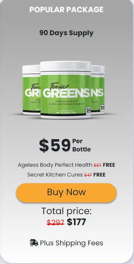 tonicgreens 3 bottle