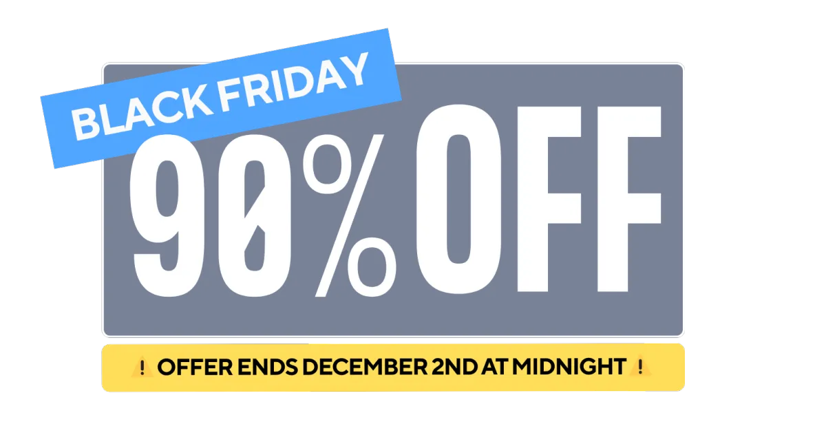 90% off black friday the 1% edge