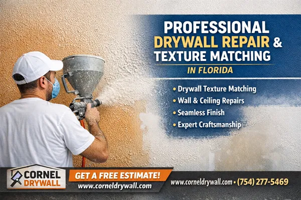 drywall texture matching