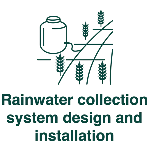 Rainwater collection system design and installation