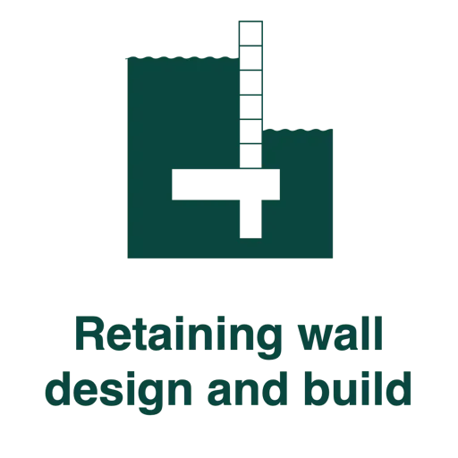 Retaining wall design and build