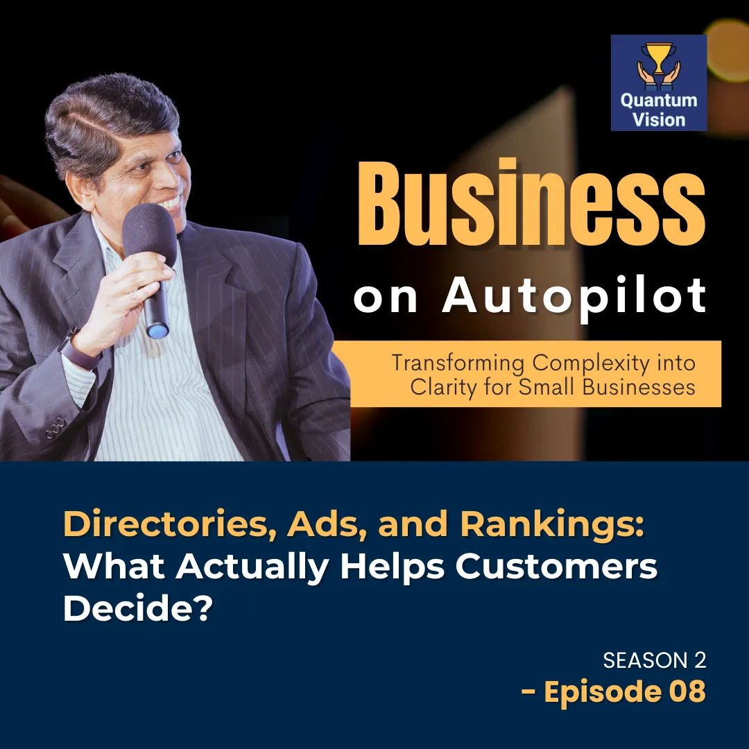 S2 Episode 8: Directories, Ads, and Rankings: What Actually Helps Customers Decide?