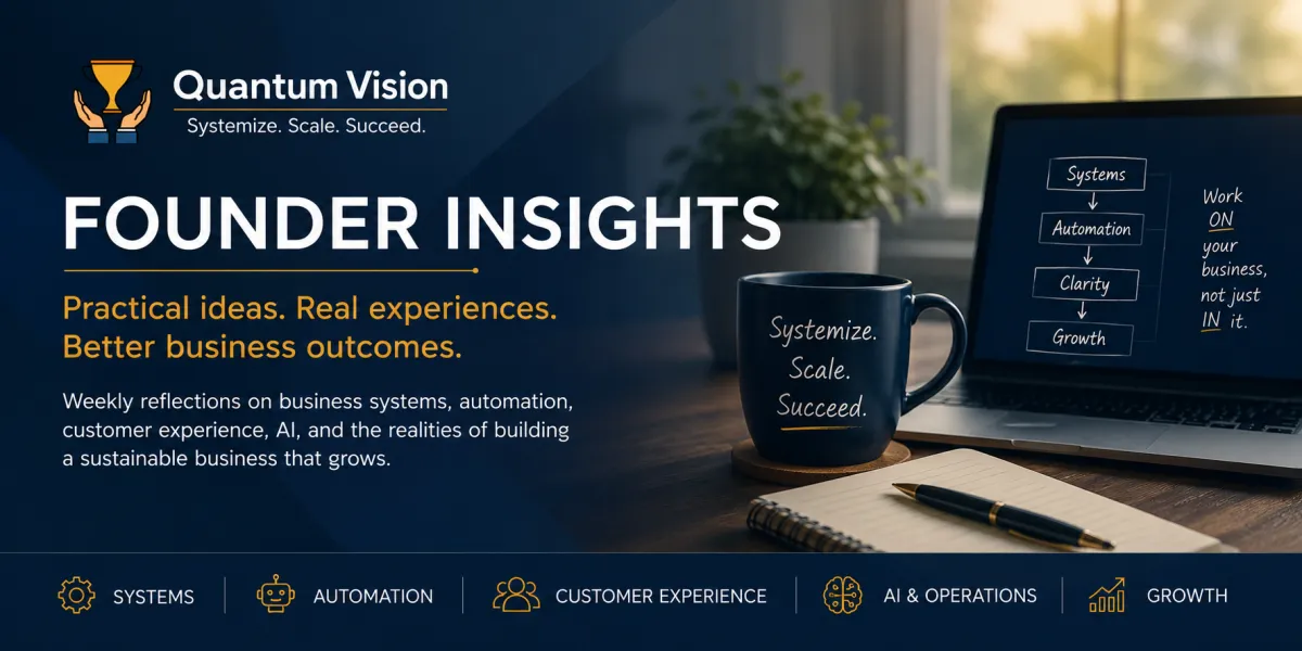 Founder Insight #7: Why automation sometimes makes businesses more chaotic!