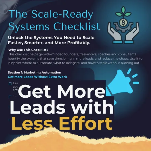 eBook cover for "Scale-Ready: Unlock the Key to Effortless Growth"