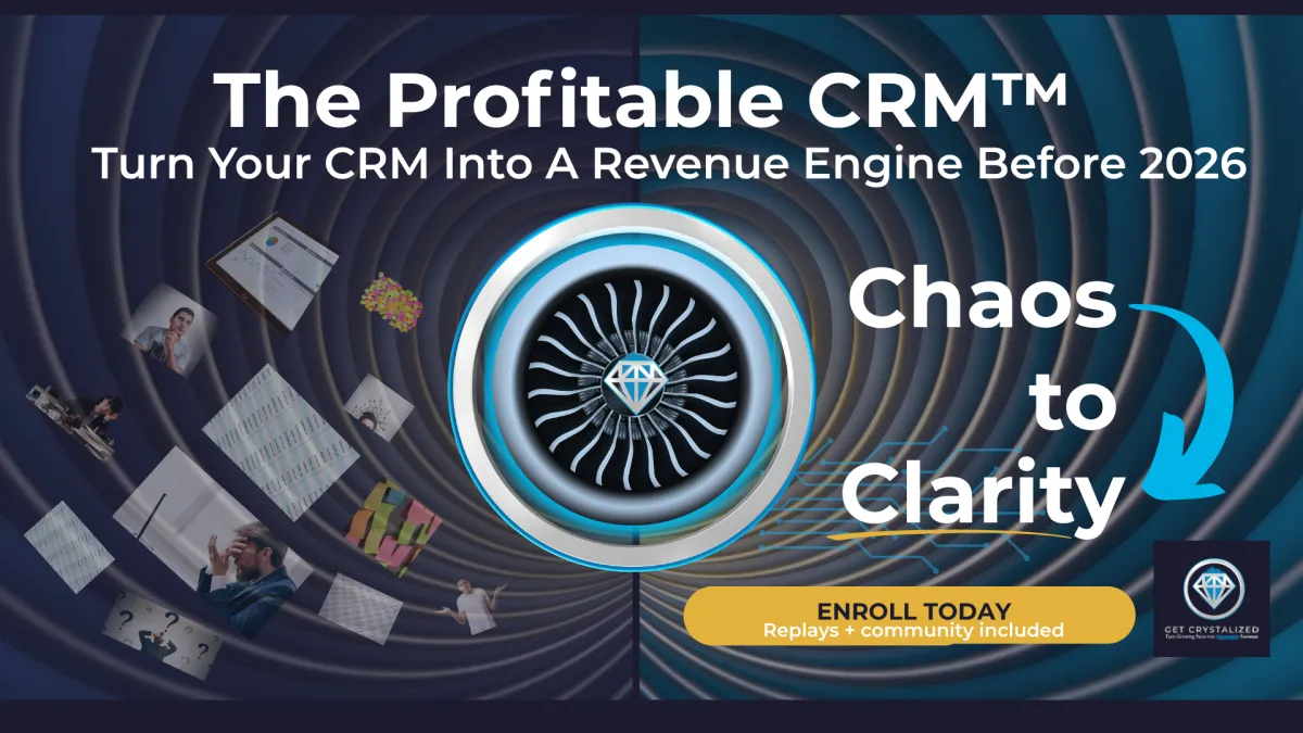 The Profitable CRM Series — Founder Flow Edition | 5-Week CRM Workshop by Get Crystalized Agency