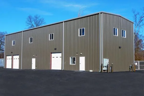 Spacious workshop metal building from Albany Metal Buildings