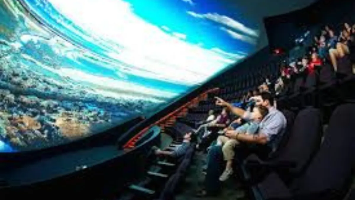 OMNIMAX Theater giant dome screen with immersive film