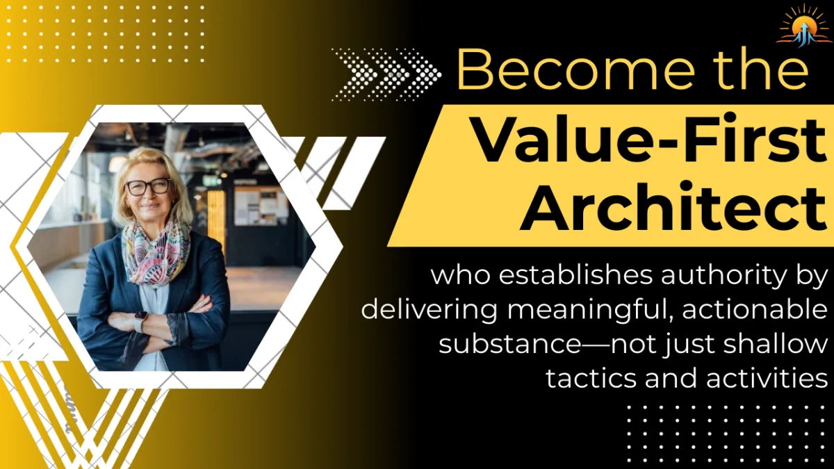 Person writing or editing a long-form article on a laptop, with charts and digital content elements in the background, symbolizing the impact of creating high-value cornerstone content for marketing success.