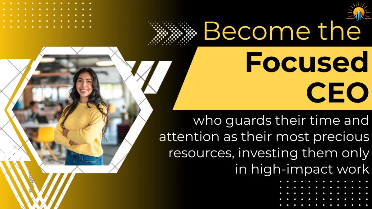 Increase productivity and focus for business owners by identifying and eliminating three energy-draining activities—shift from busyness to high-impact work for better results.