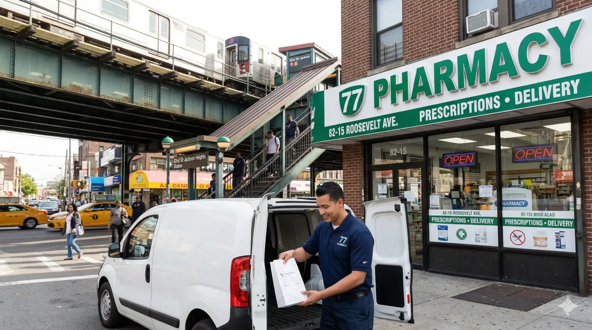 Free Prescription Delivery in Jackson Heights | 77 Pharmacy