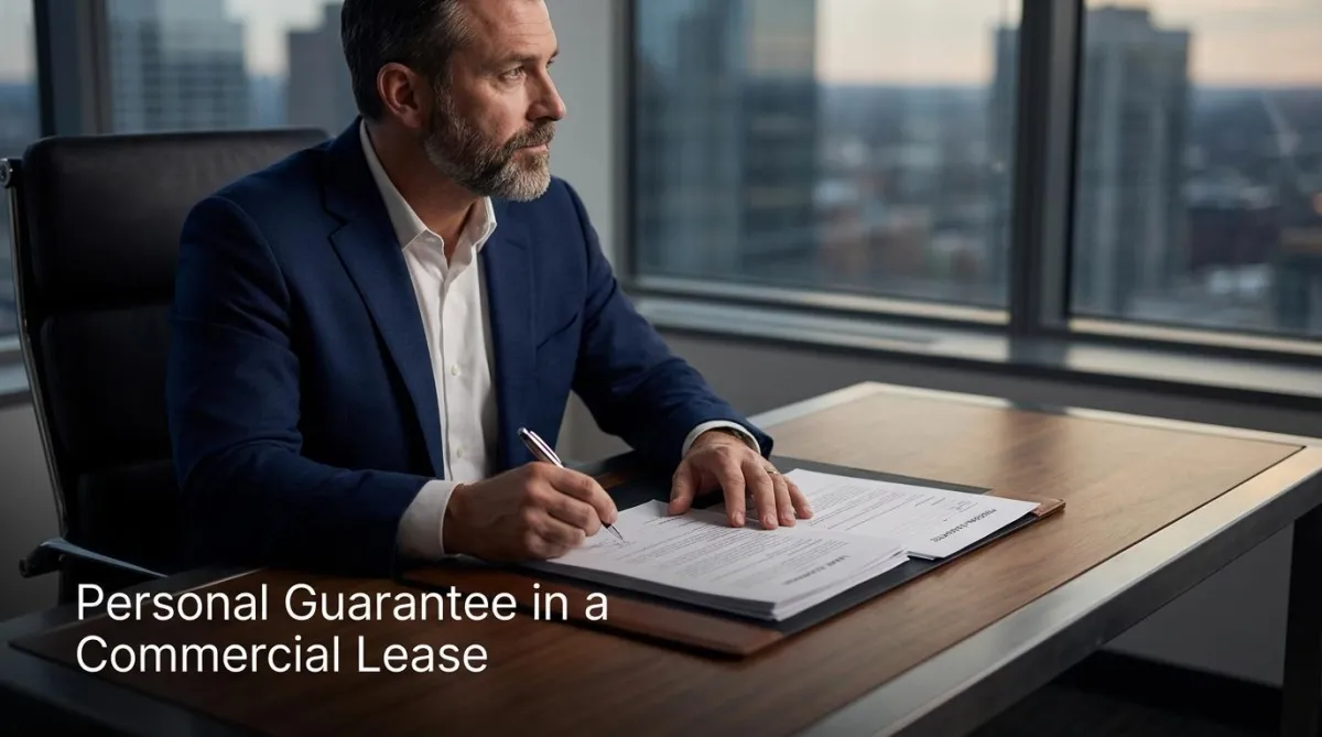 Personal Guarantee in a Commercial Lease: What It Means, What's at Stake, and How to Limit Your Exposure