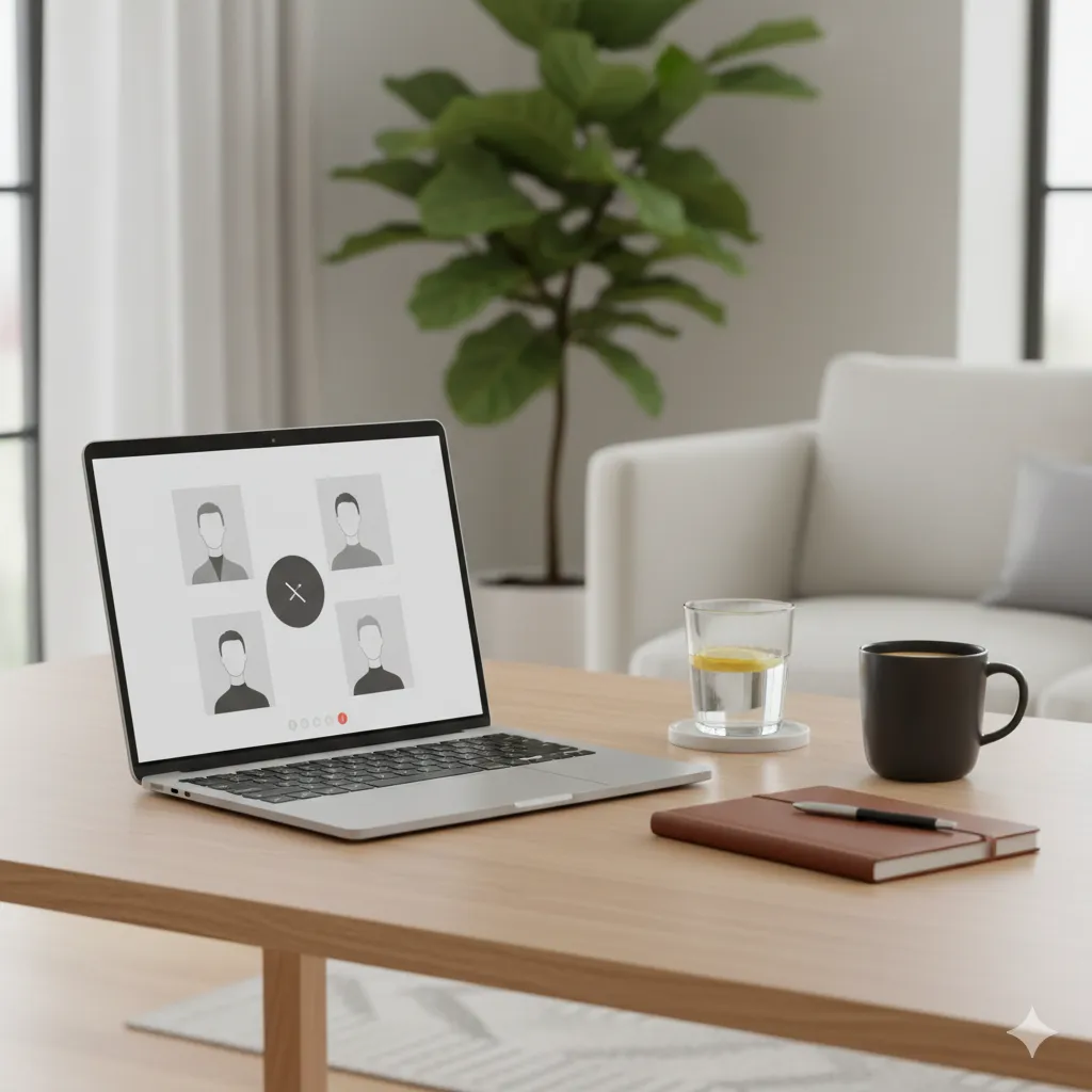 blue and white light fixture