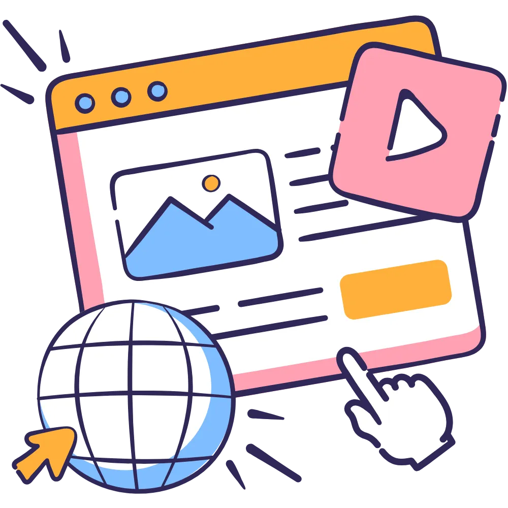 picto landing page optimisée