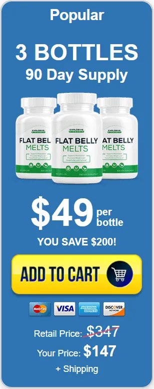 Flat Belly Melts 3 Bottles