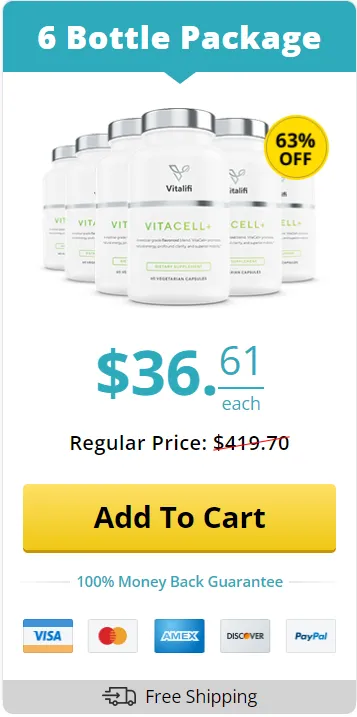 VitaCell+ 6 Bottle