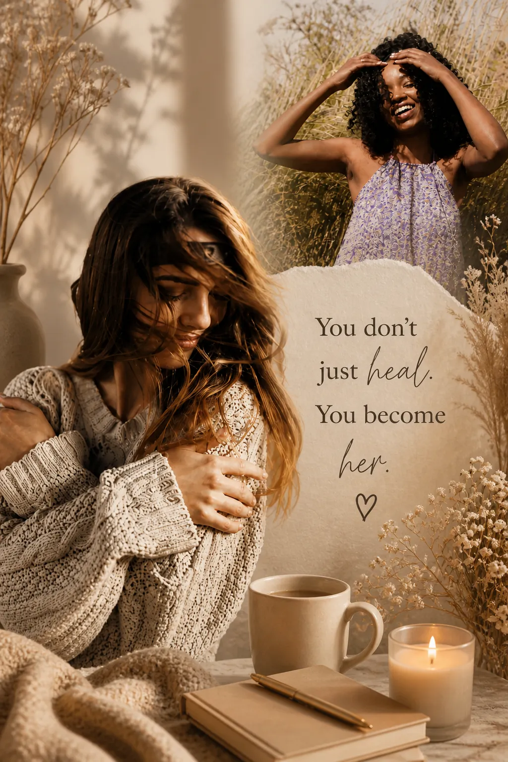 emotional healing and self love journey feminine energy