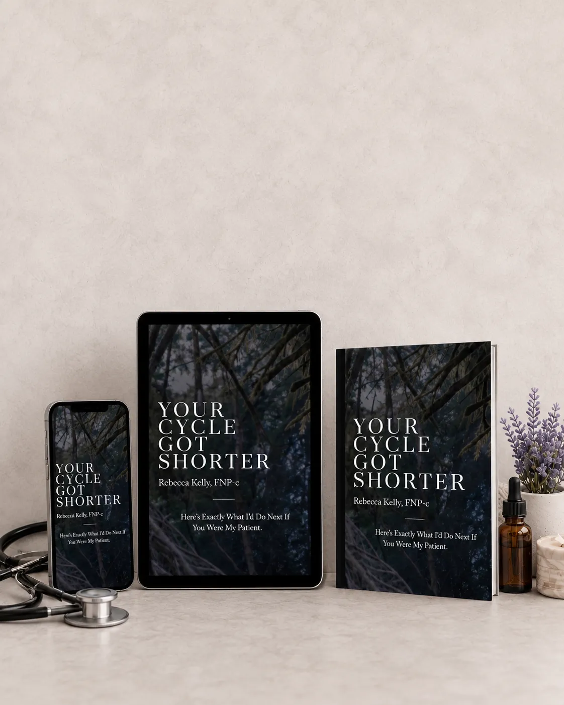 Your Cycle Got Shorter educational guide by Rebecca Kelly, FNP