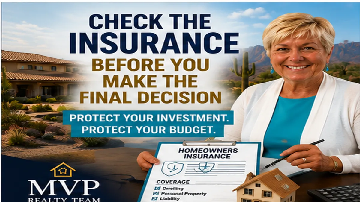 Buying an Arizona Home? Check the Insurance Before You Make the Final Decision